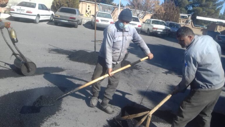 لکه گیری محوطه پایانه مسافربری