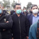 حضور سرپرست و نیروهای  سازمان در مراسم تشییع پیکر شهدای گمنام