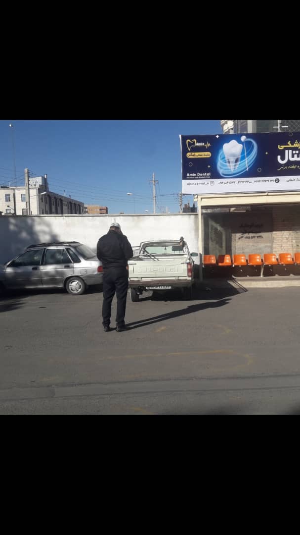 اعمال قانون خودروهای  متوقف در ایستگاههای سطح شهر با همکاری پلیس راهور و گشت بازرسی سازمان
