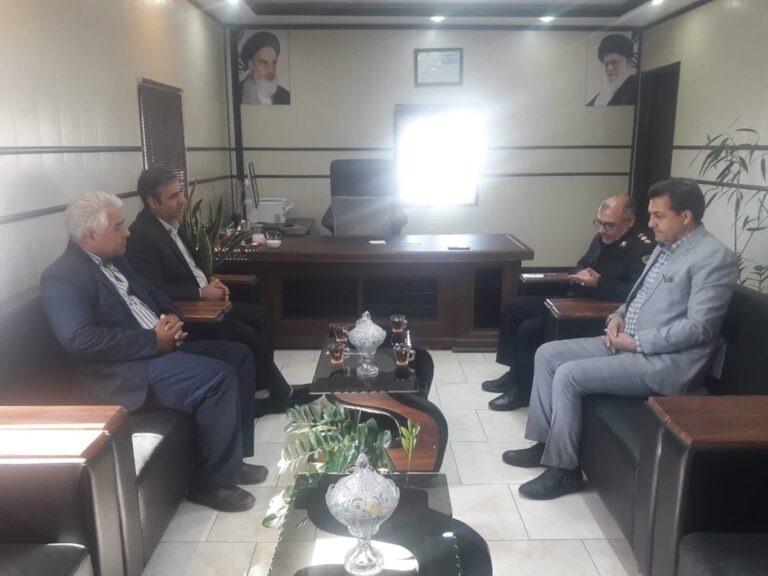 دیدار با رییس پلیس راه استان